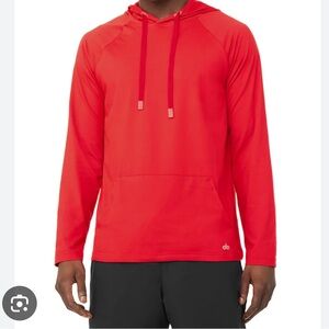 Alo yoga men’s the conquer hoodie amplify red s